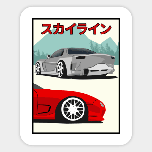 Mazda RX-7 Fd Sticker